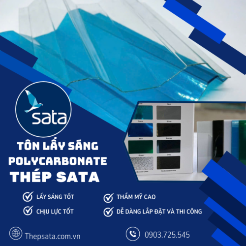 TÔN LẤY SÁNG POLYCARBONATE