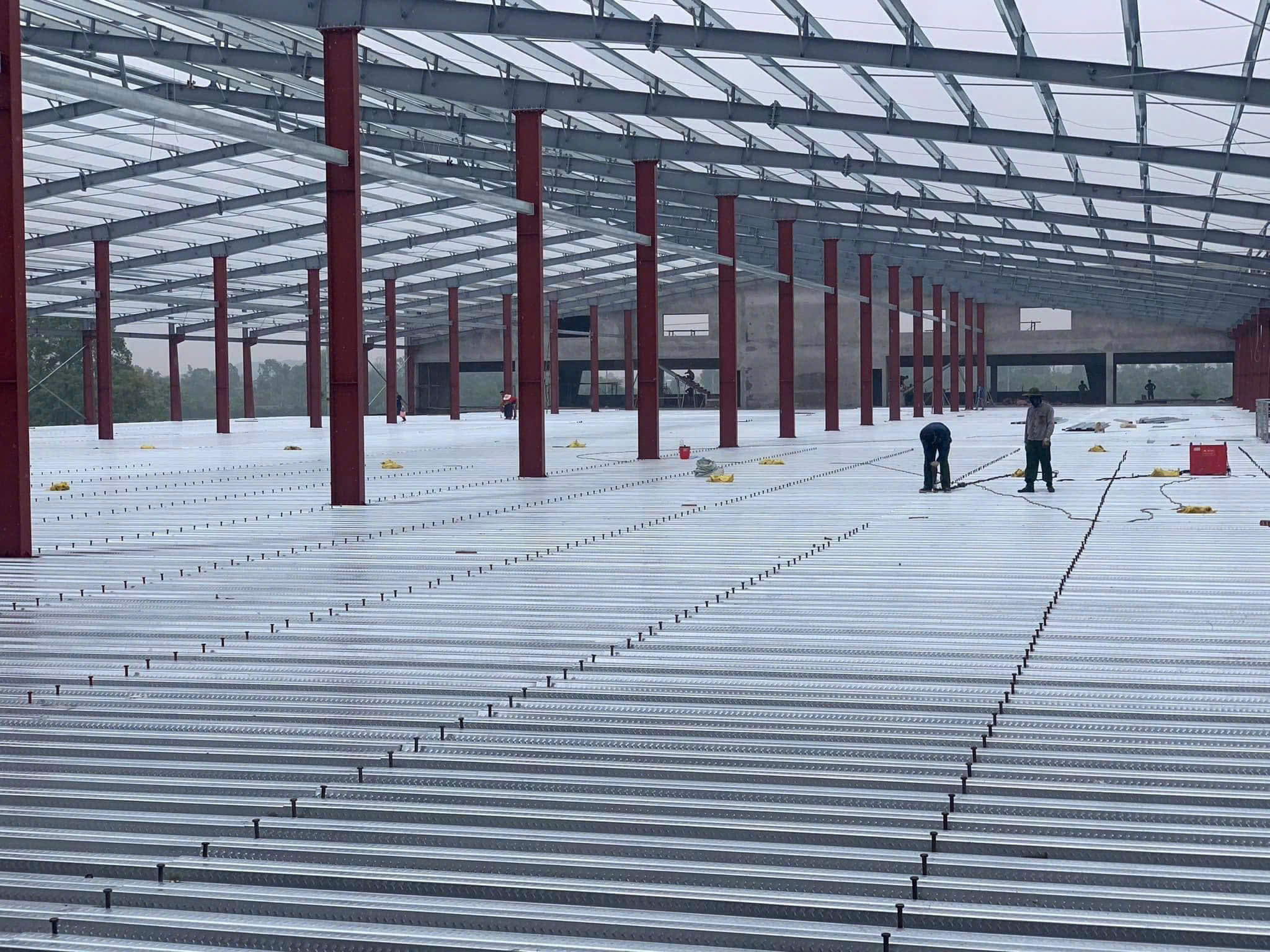 Giá Tôn Đổ Sàn Deck 0.75mm Tốn San