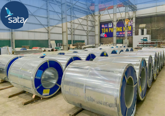 Tôn màu SSSC sử dụng trên nền tôn mạ kẽm hoặc tôn lạnh SSSC với màng sơn thành phẩm