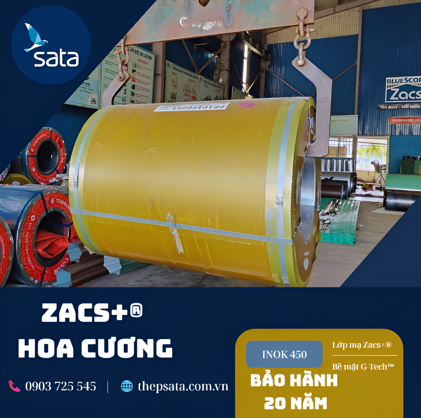 Một số lợi ích khi sử dụng tôn Zacs Hoa Cương