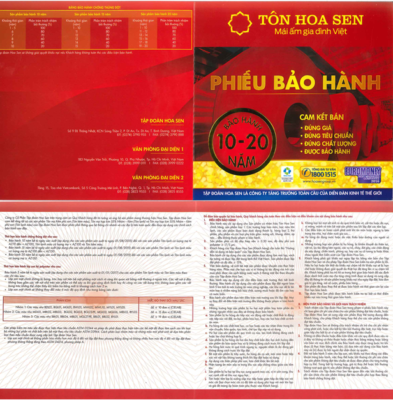 Phiếu bảo hành 