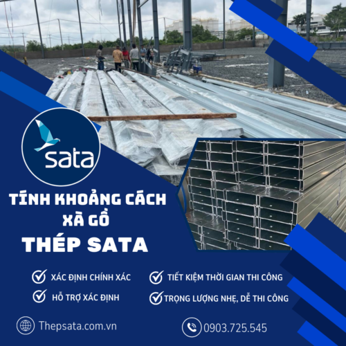 Tính khoảng cách xà gồ
