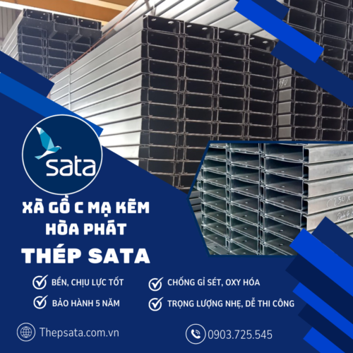 xà gồ mạ kẽm hòa phát