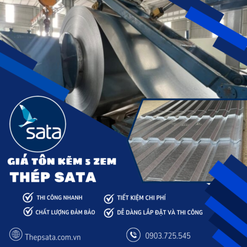 giá tôn kẽm 5 zem