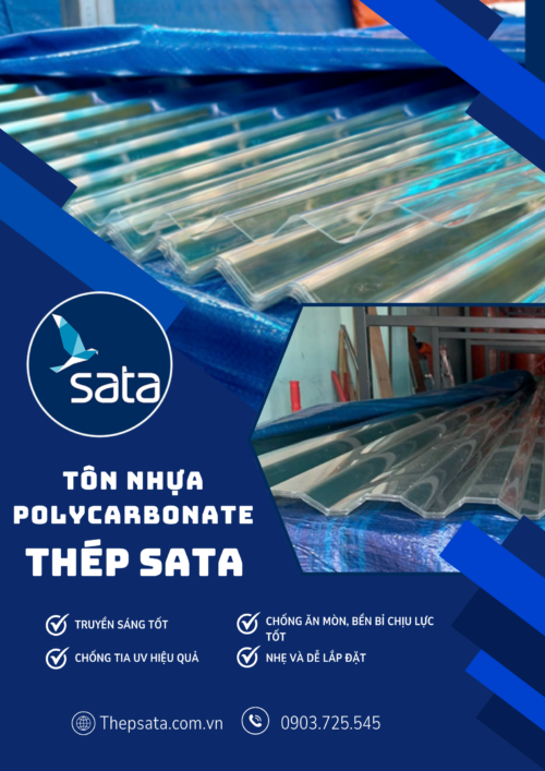 tôn nhựa sáng polycarbonate