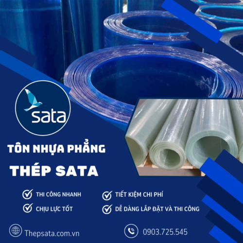 Tôn nhựa phẳng giá rẻ