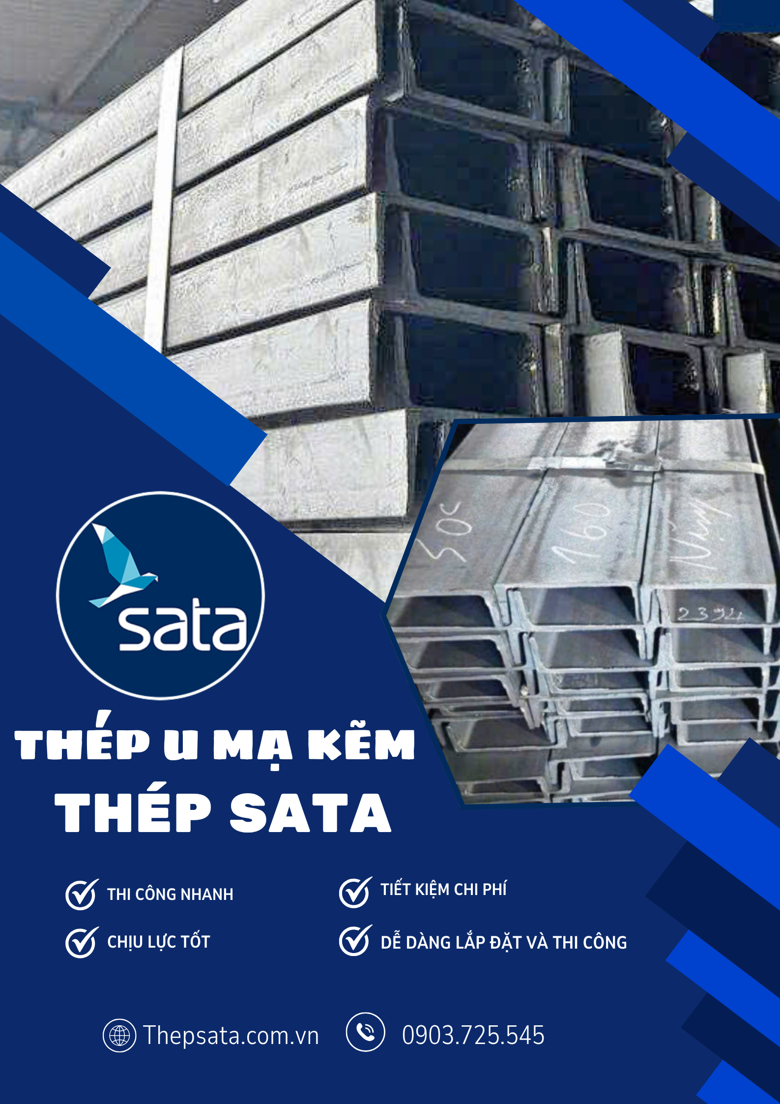 Thép U Mạ Kẽm Thép U Mạ Kẽm
