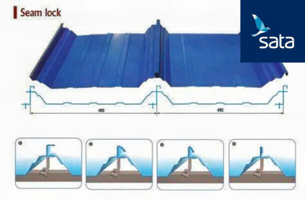 Tôn Seamlock (hay còn gọi là tôn Kliplock, tôn không dùng vít) là một dạng tôn lợp mái có thiết kế cải tiến