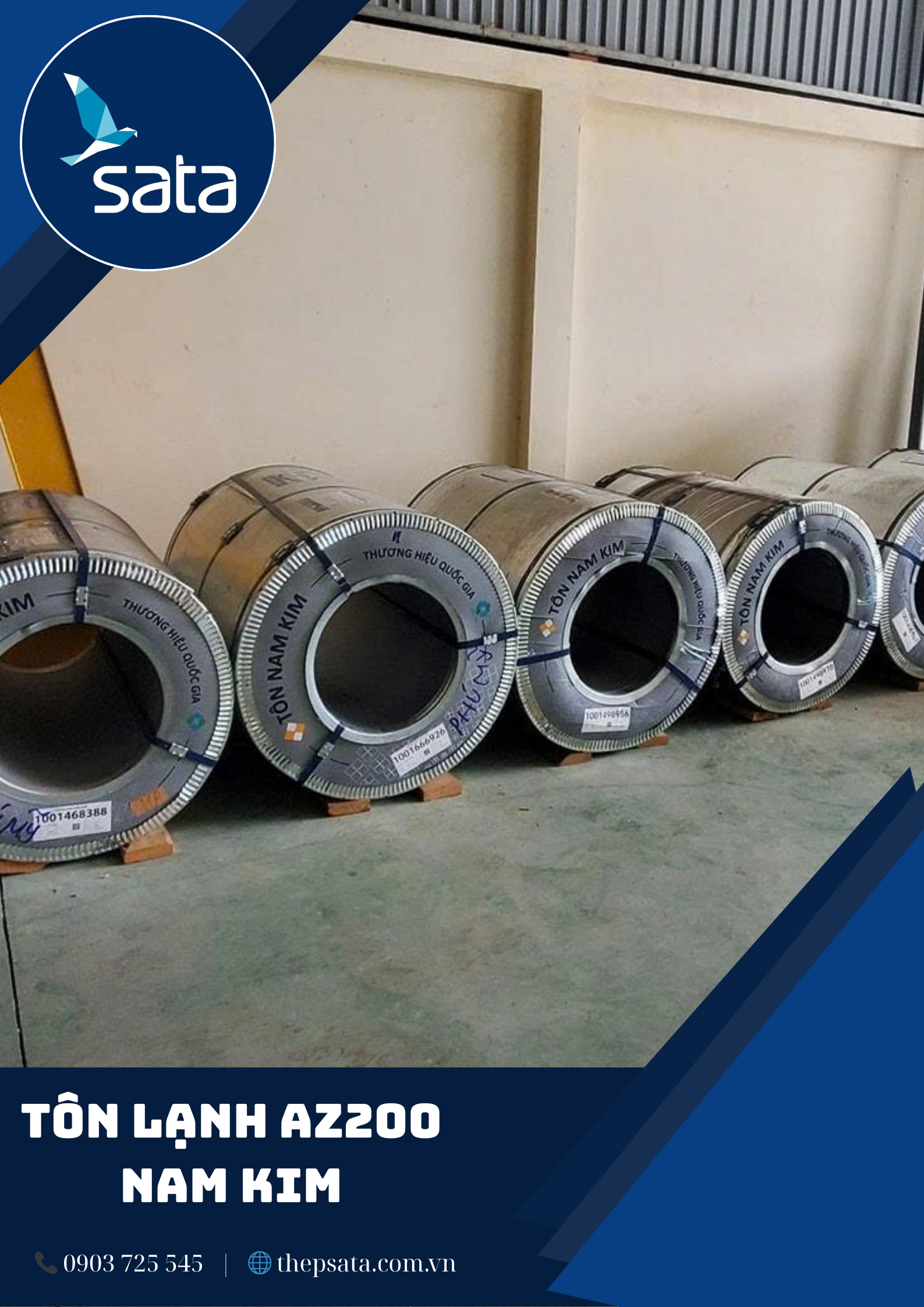 Báo giá tôn lạnh AZ200 Nam Kim cập nhật mới nhất 2025