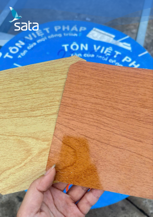 Tôn màu vân gỗ