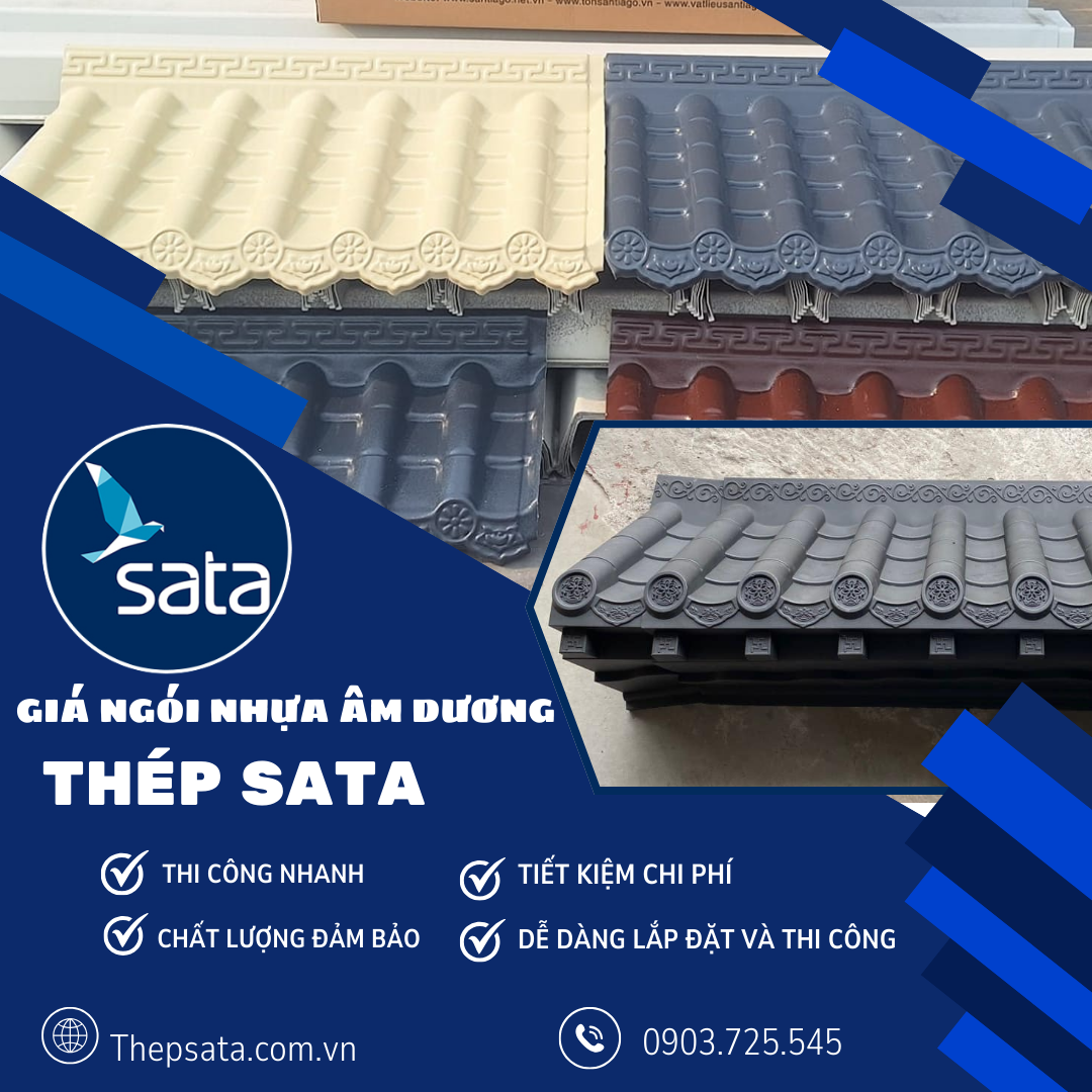 Ngói nhựa âm dương Ngói nhựa âm dương