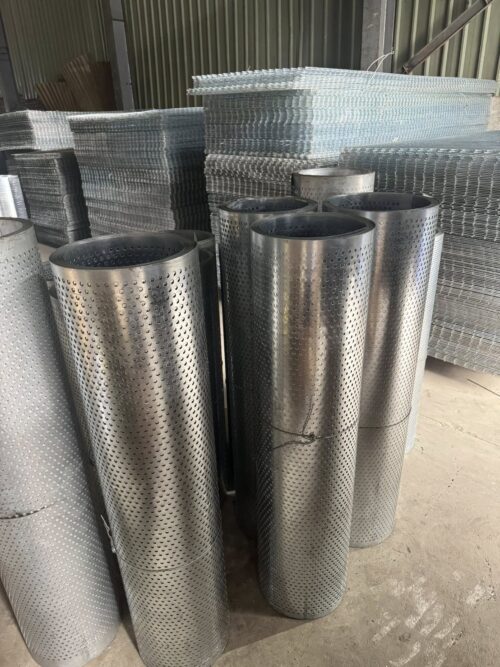 tôn kẽm đục lỗ