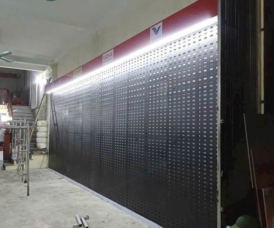 tôn kẽm đục lỗ 10 tôn kẽm đục lỗ
